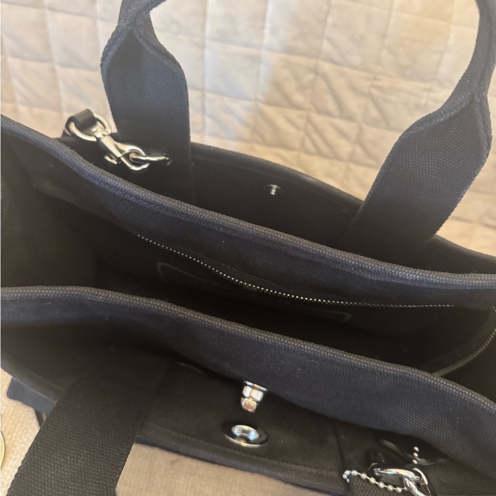Coach Black Canvas Tote Bag - Picture 5 of 6